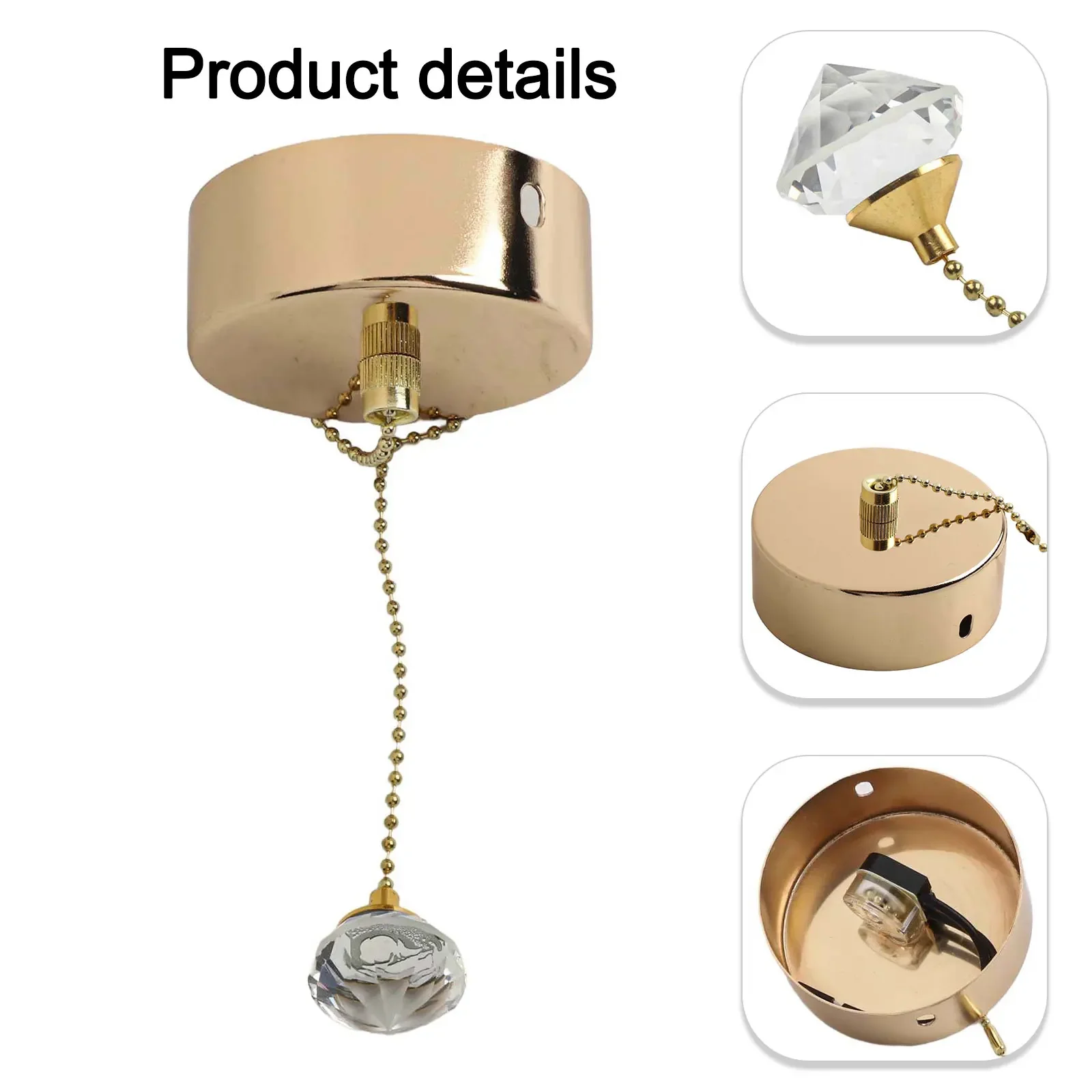 

Bathroom Light Control Ceiling Mounted Light Home Decor Lighting Solution Antique Brass Pull Cord Switch Ceiling Fan Control