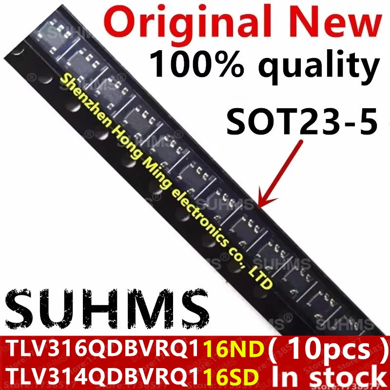 (10piece)100% New TLV314QDBVRQ1 TLV314 16SD TLV316QDBVRQ1 TLV316 16ND sot23-5 Chipset