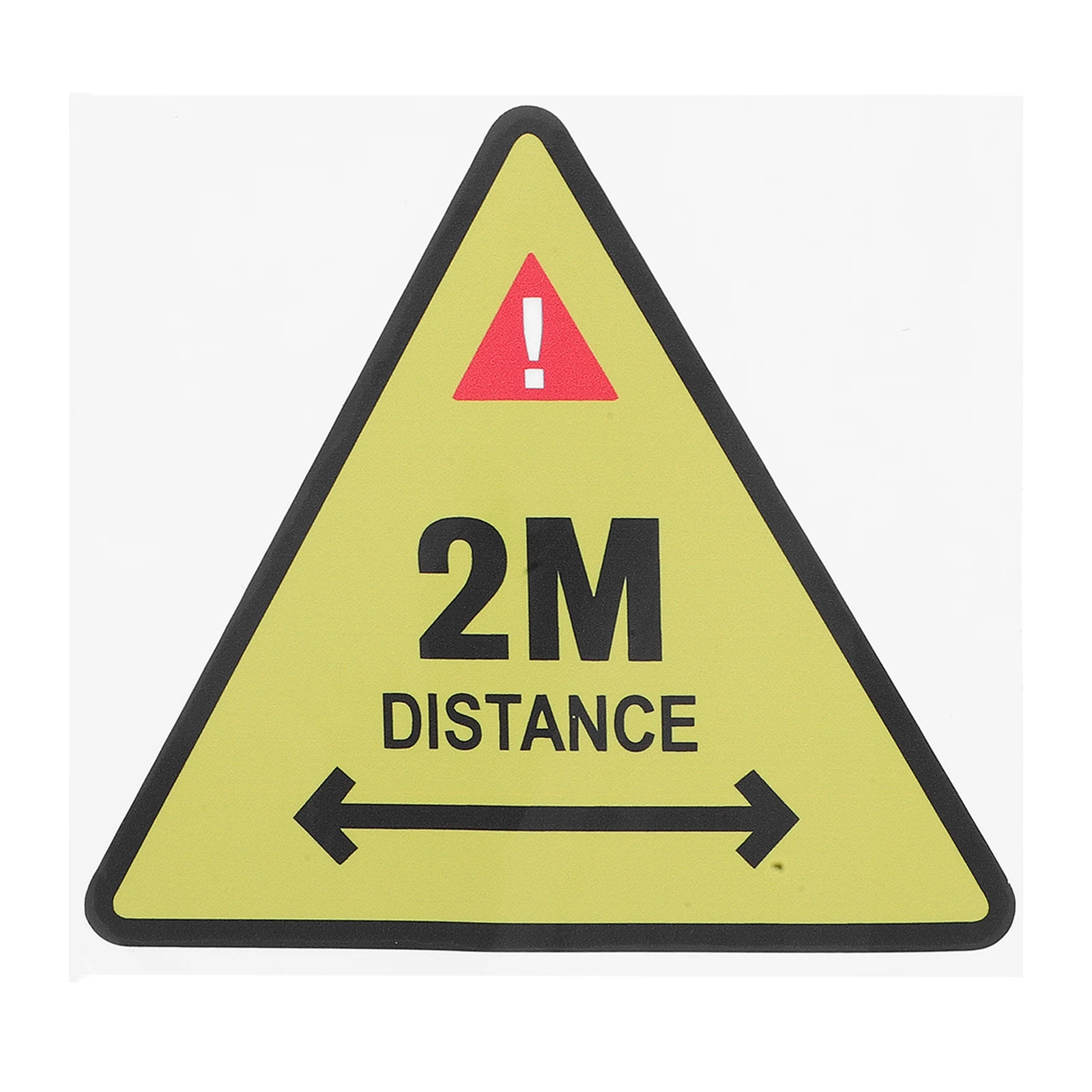 

Safety Warning Stickers 2M Distance Signs High Adhesion Waterproof Labels Caution Decals Traffic