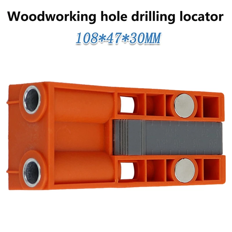 1 قطعة 2 حفرة النجارة بزاوية ثقب الحفر 2 حفرة النجارة محدد مع أداة دليل ثقب الحفر