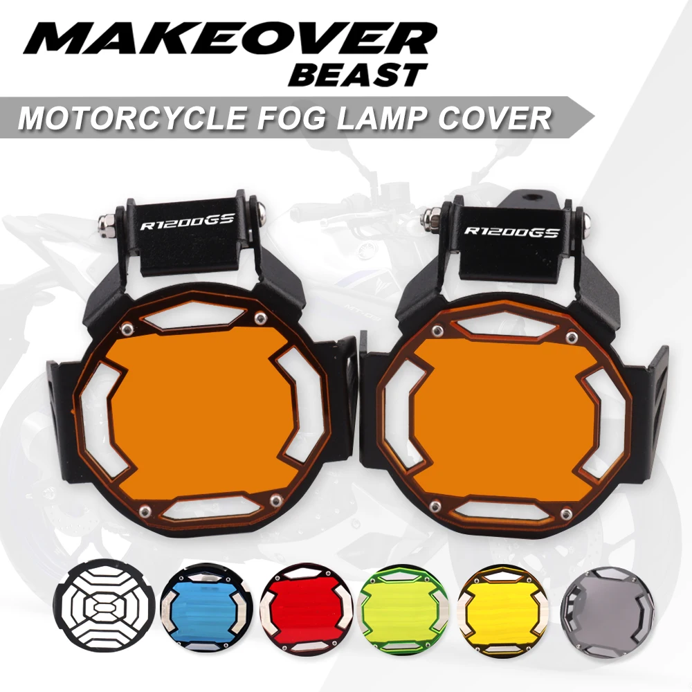 Motorcycle 7 Color Flipable Fog Fog light Protector Guard Fit For BMW R1200GS ADV LC F750GS F850 GS 1200