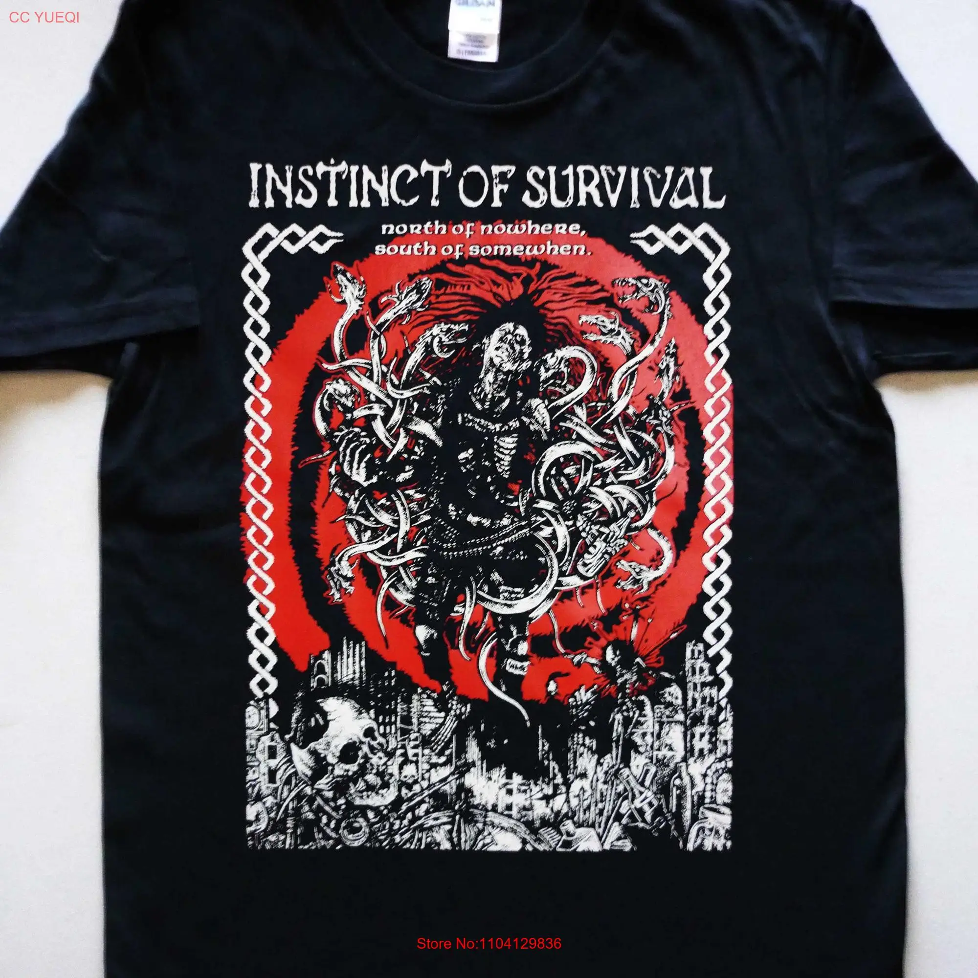 INSTINCT OF SURVIVAL T shirt long or short sleeves