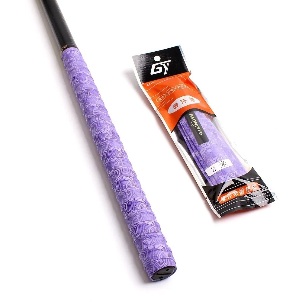 2M Badminton Handle Wrap Tape Embossing PU Badminton Racket Grips Wrap Anti-slip Sweat-Absorbent Racket Grips Sweat Band