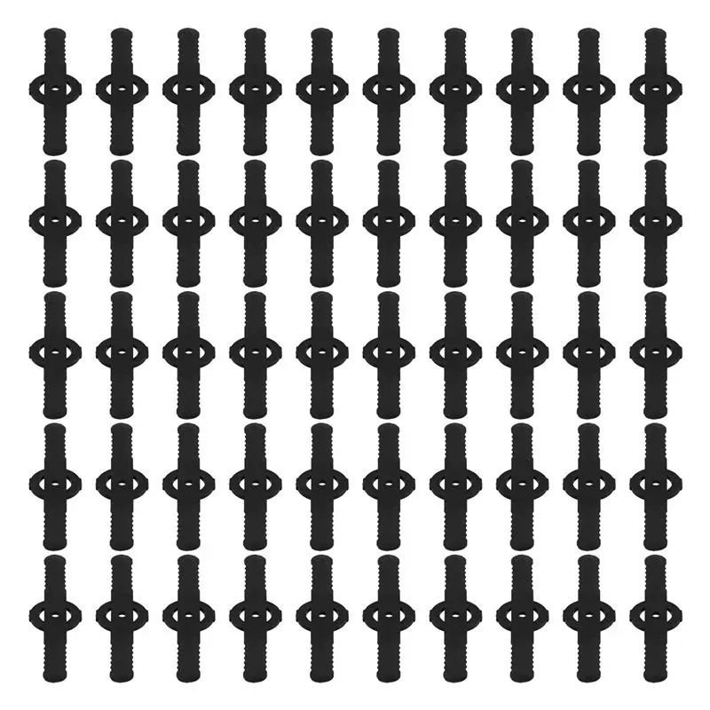 A36T-50Pcs Plastic Grass Trimmer Blades Lawn Mower Blade Cordless Trimmer Garden Tool Lawn Mower Trimmer Accessories