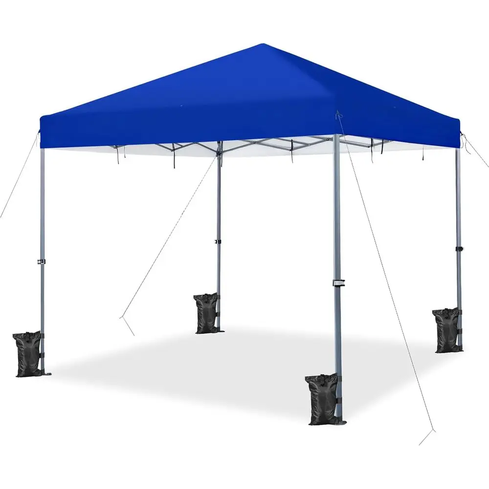 

12x12 Pop Up Canopy Easy Set-up Tent, Portable Outdoor Canopy Instant Tent, Commercial Gazebo with Wheeled Carry Bag & 4 Sandbag