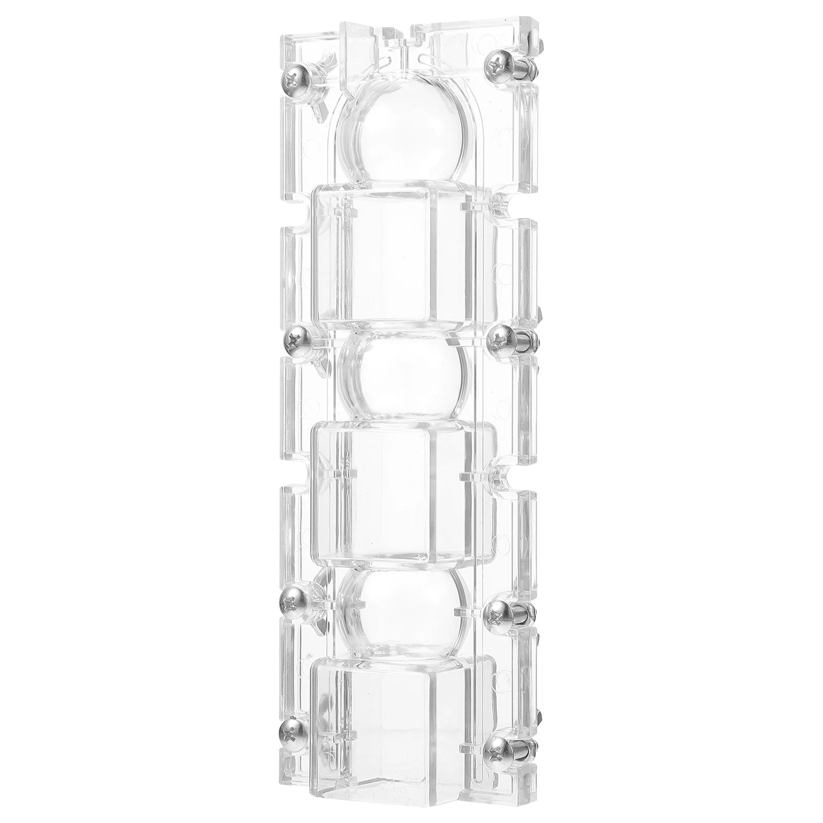 

Plastic Cylinder Mold for DIY Making Handmade Craft Projects Lightweight Reusable Mould for Aromatherapy and Decor