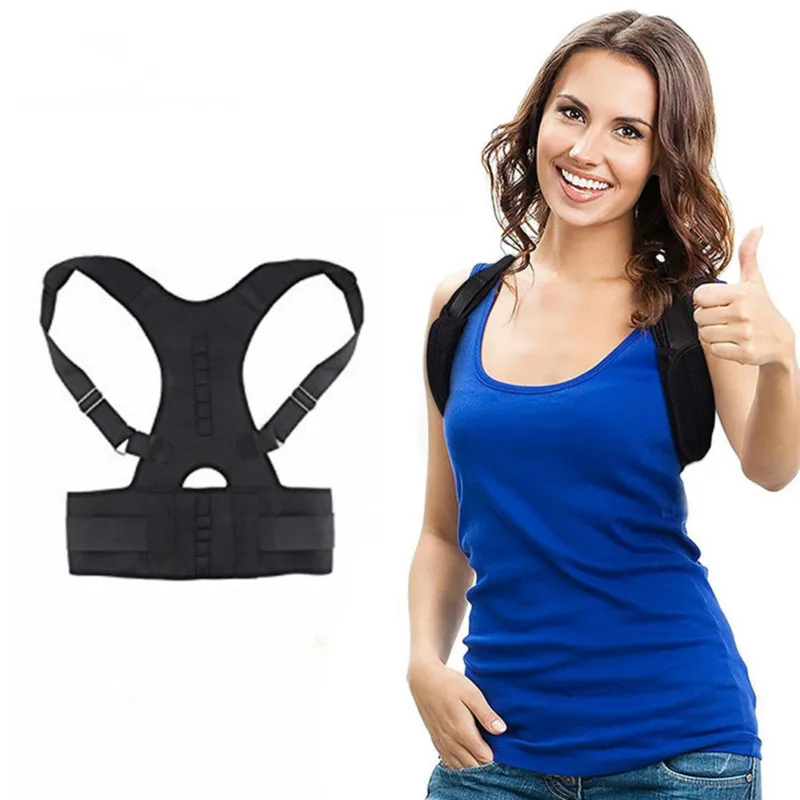 Magnetic Posture Corrector for Women Men Orthopedic Corset Back Support Belt Pain Back Brace Support Belt Magnets Therapy