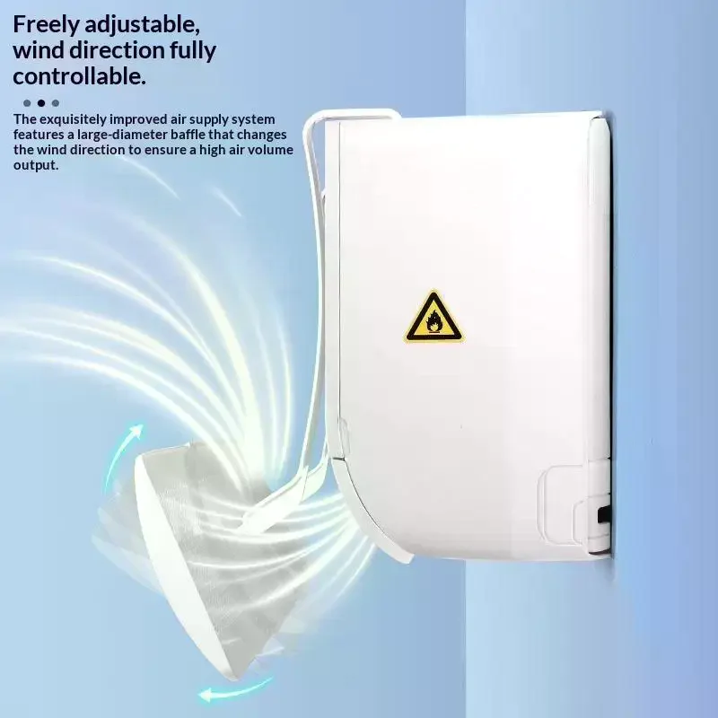 /TPz/Air Outlet Baffle Anti-Direct Blowing Wind Deflector Hanging Conditioning Guide Cover Universal Windproof Wall-Mounted