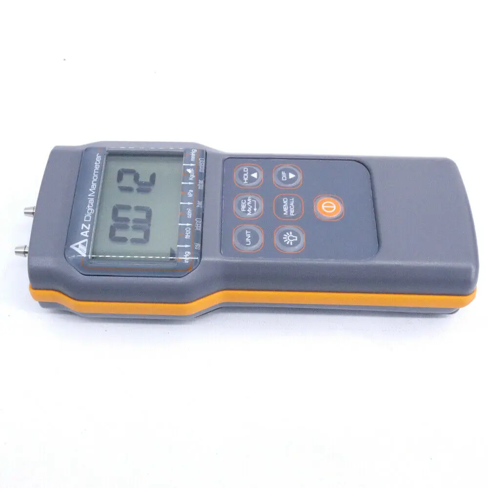 Differential Pressure Gauge AZ82152 Digital Manometer High Performance 15Psi Economic Pressure Meter Tester
