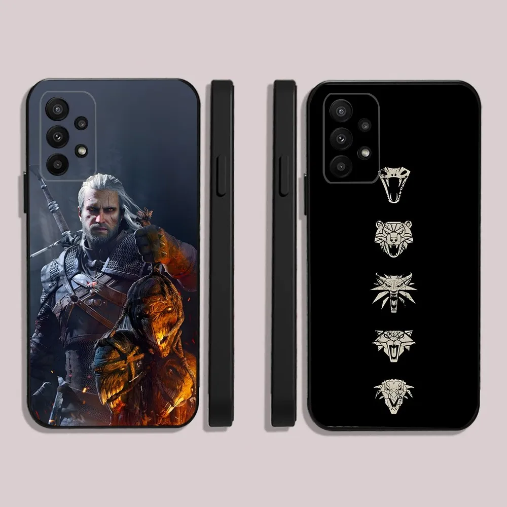 Game W-WitcherS 3  Phone Case For Samsung S24,23,22,30,21,10,9,Ultra,Plus,Lite,FE,5G Black Soft Case