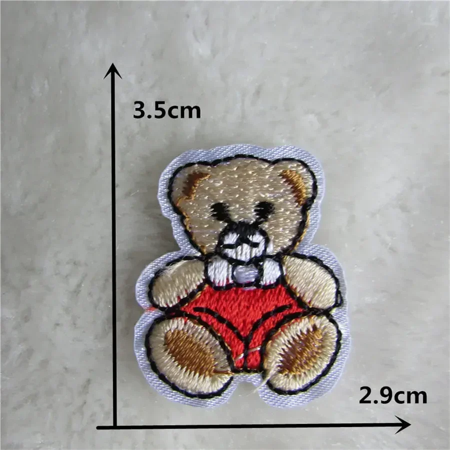 Hot sale Animals Embroidery Applique Iron On Patch For Bear Badge Paste Sewing Panda Stickers DIY Clothing Accessories Supplies