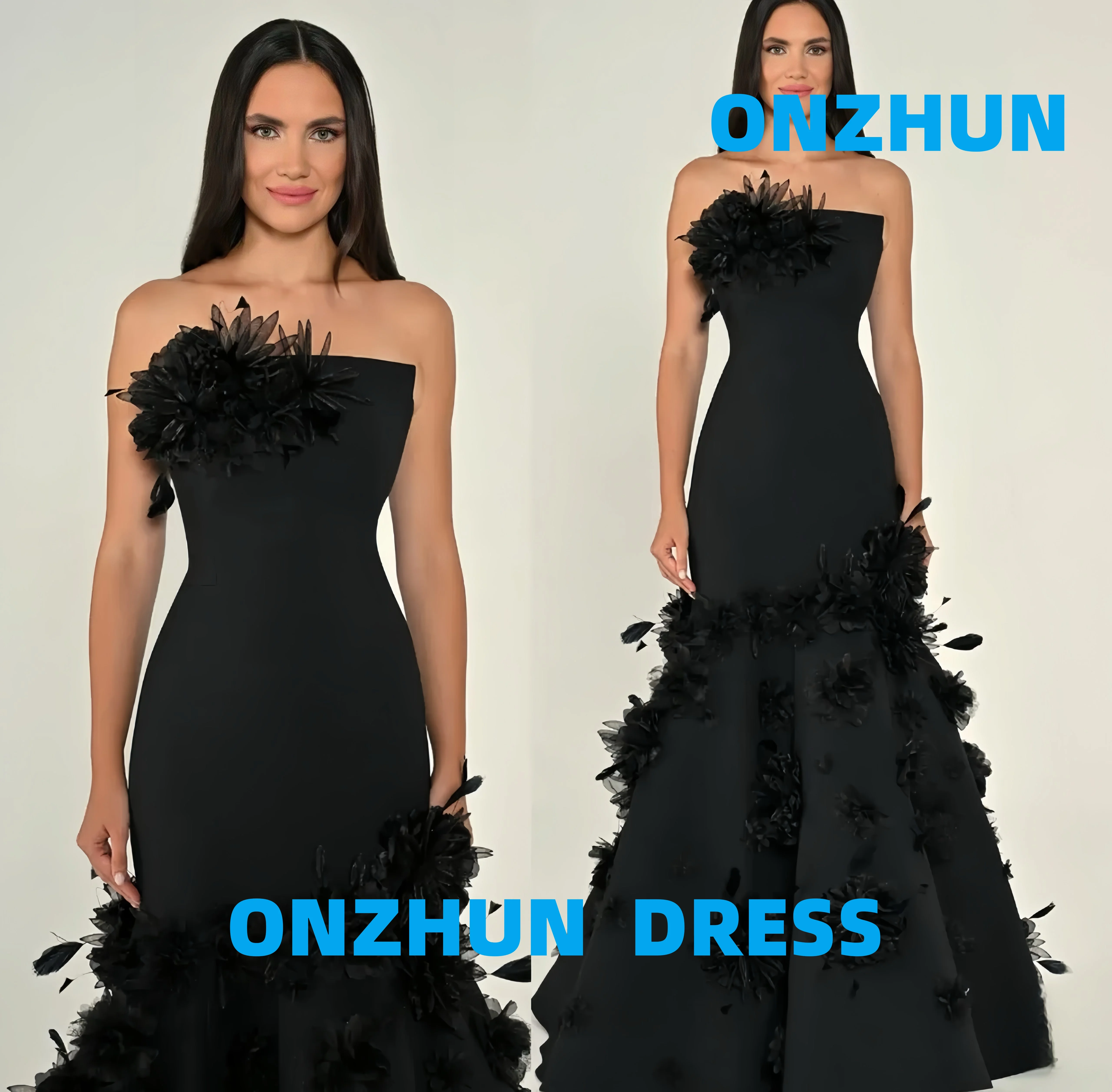 

Великолепные роскошные вечерние платья трапециевидной формы без бретелек без рукавов по индивидуальному заказу, женские вечерние платья, современные вечерние платья