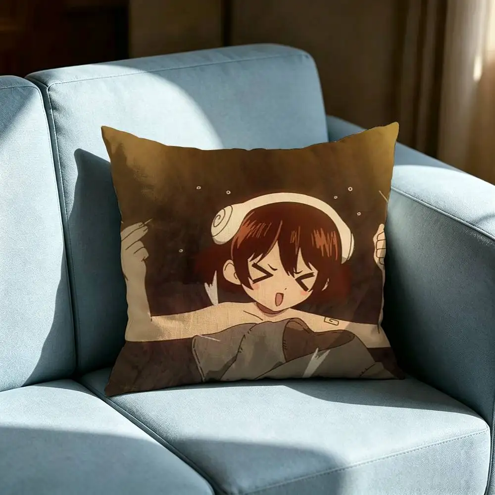Anime Dr STONE Ogawa Yuzuriha Pillow cover gift High definition digital printing,Surprise  vivid pattern Household.