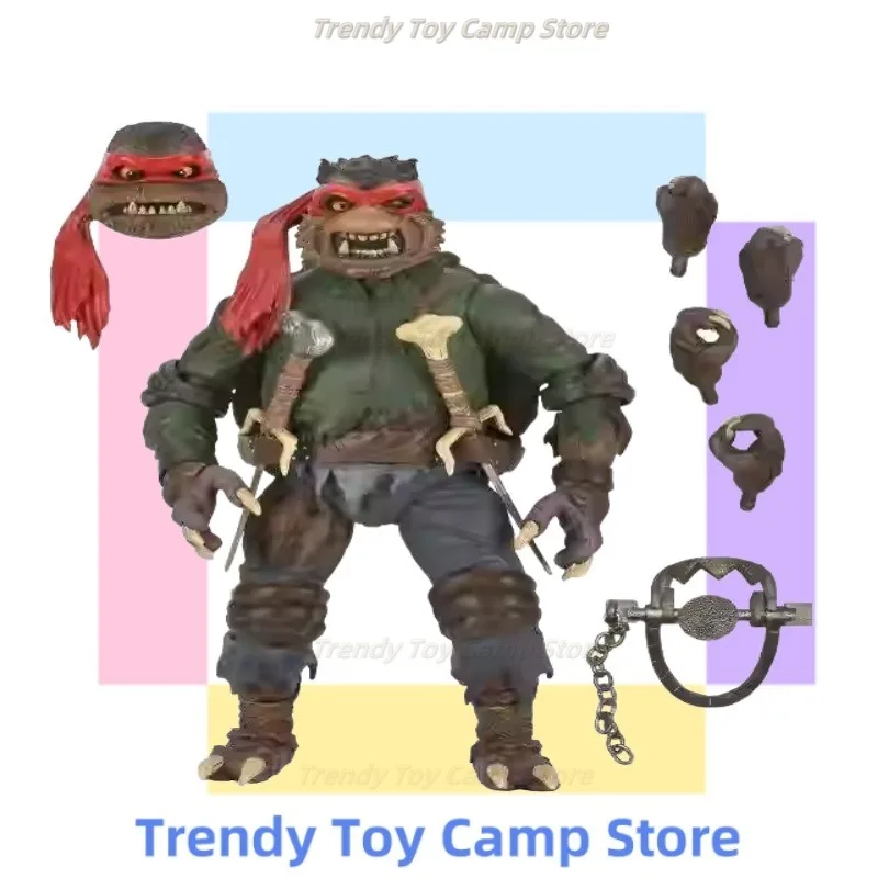 

【In Stock】Genuine NECA Ninja Global Monster Series Werewolf Monster Turtle Raphael 7 Inch Hands-on Model Gift Collection