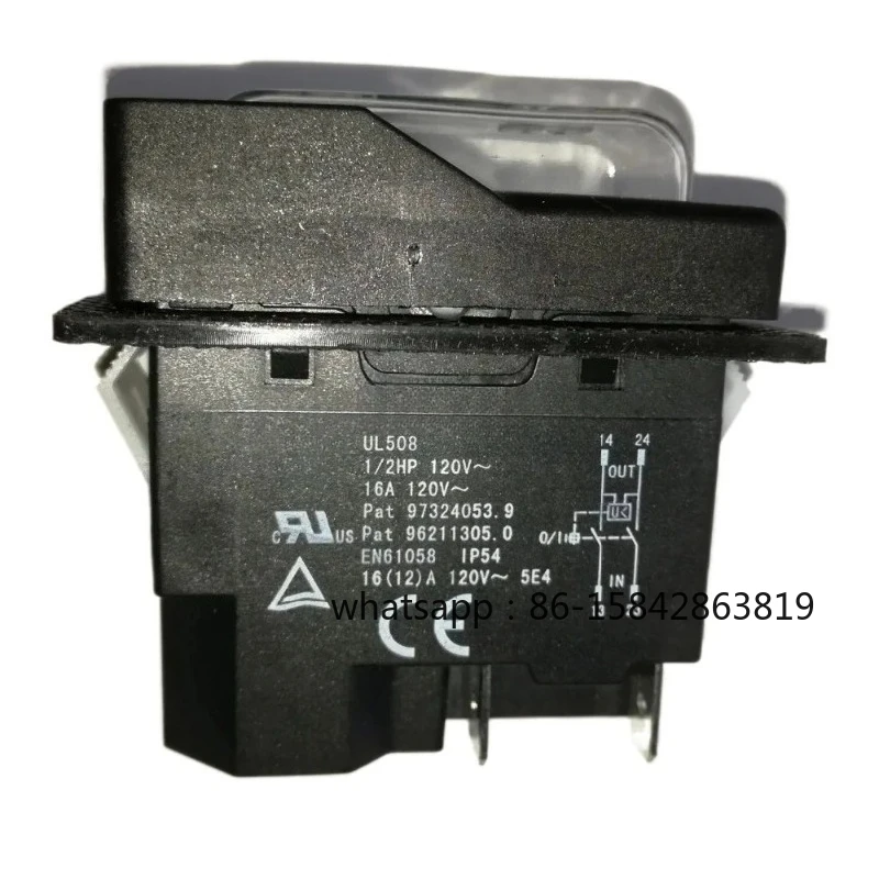 KEDU KJD16/120V 4Pins Waterproof Electromagnetic Self-reset Pushbutton Push Button Switch for Machine Tools