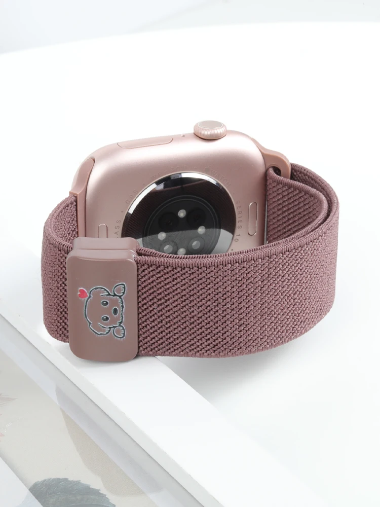 

Нейлоновые ремешки для Apple Watch Band 46 мм 45 мм 44 мм 49 мм 42 41 40 мм Магнитный браслет Correa iWatch Series 10 9 8 7 6 5 SE Ultra 2