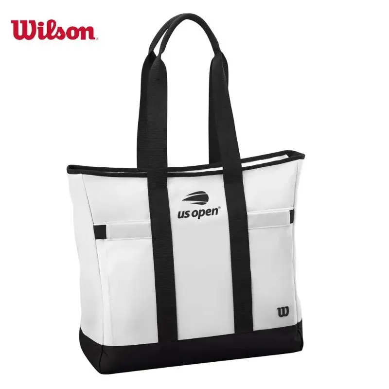 

Wilson US Open Tennis Racket Bag Super Tour Large Capacity Racket Sports Hand Bag Can Hold Laptop with Racquet Compartment