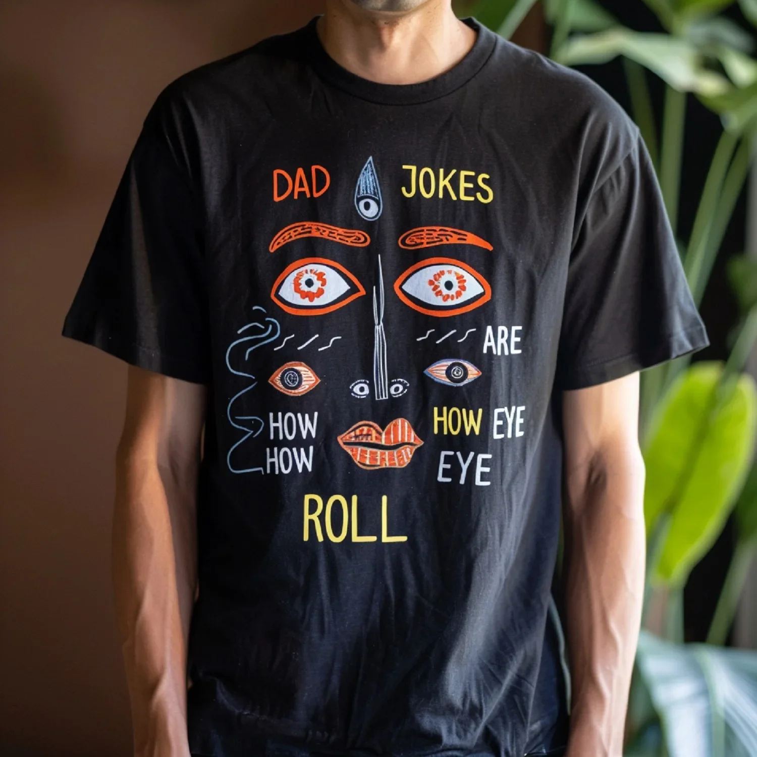 Funny Self Mocking T-Shirt Eye-Rolling Dad Jokes Shirt The Humor That Never Gets Old Men Clothing Streetwear Y2k Harajuku