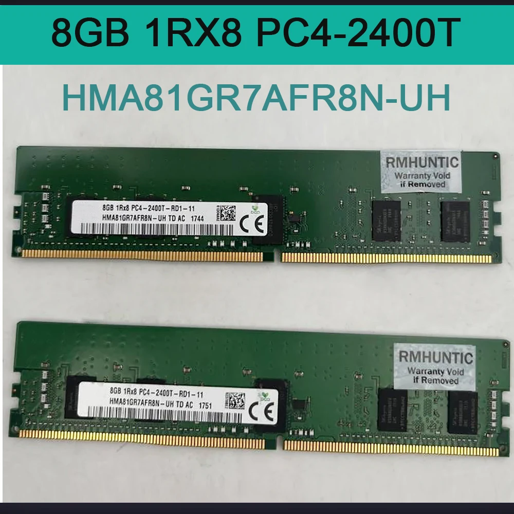 1 PCS Server Memory For SK Hynix RAM 8GB 1RX8 PC4-2400T-RD1-11 HMA81GR7AFR8N-UH