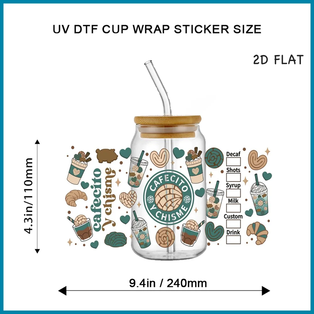 Наклейки-переводы Cafecito Y C – обзор и цена Rdta Tank Glass