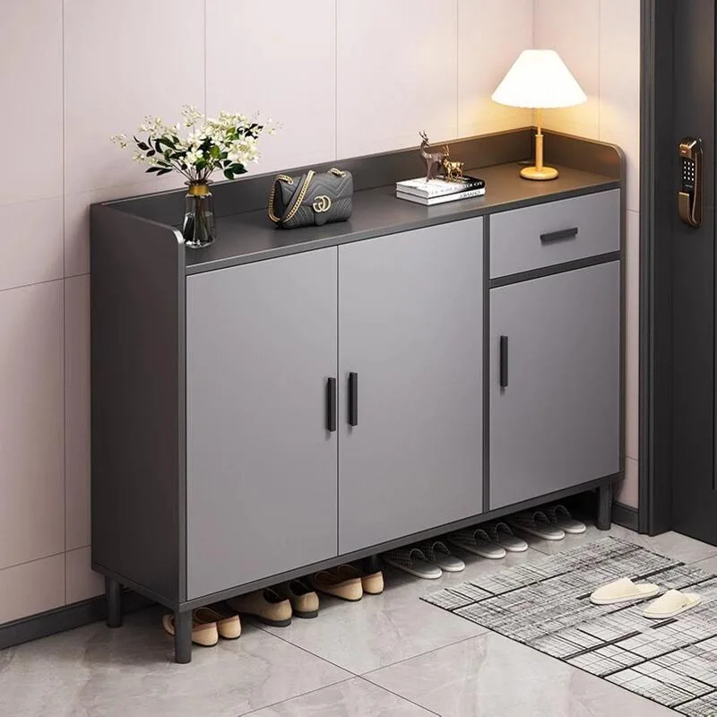 

Light luxury modern shoe cabinet, simple household entrance modern large-capacity shoe rack