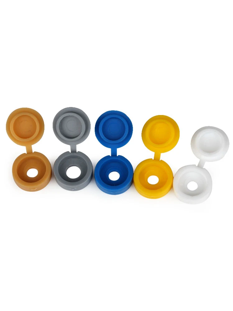 M4M5 Screw Cover Cap Plastic One-piece Screw Cap Cover Nail Nuts Bolts Decorative Cover Screw Folding Cap Screw Protective Cover