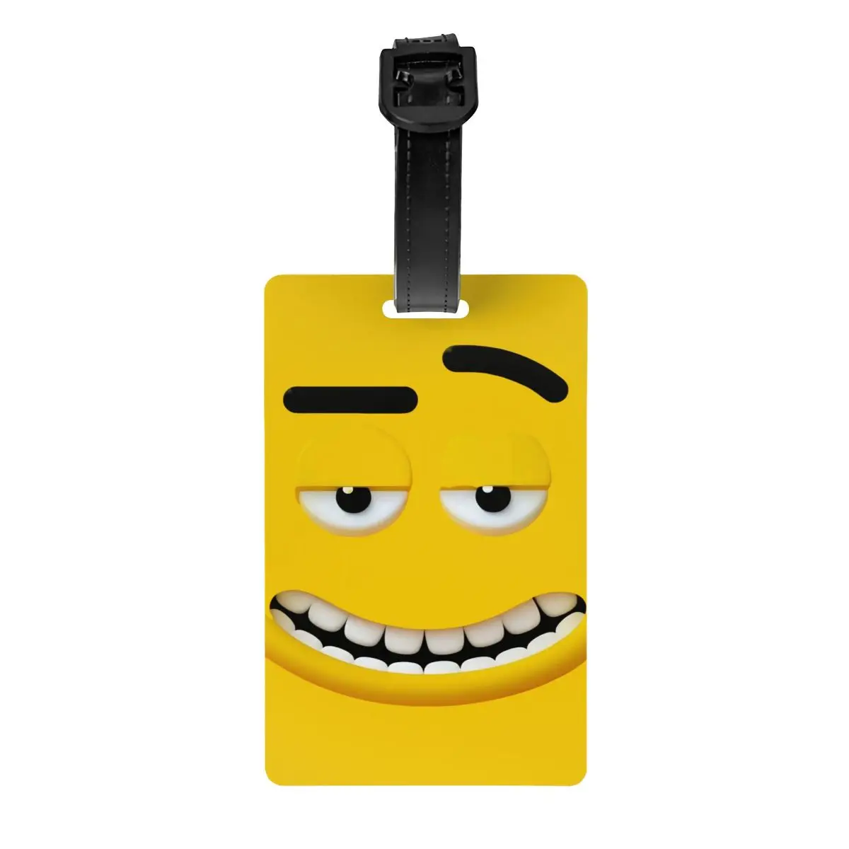 Custom Funny Expression Luggage Tag Suitcase Baggage Privacy Cover ID Label