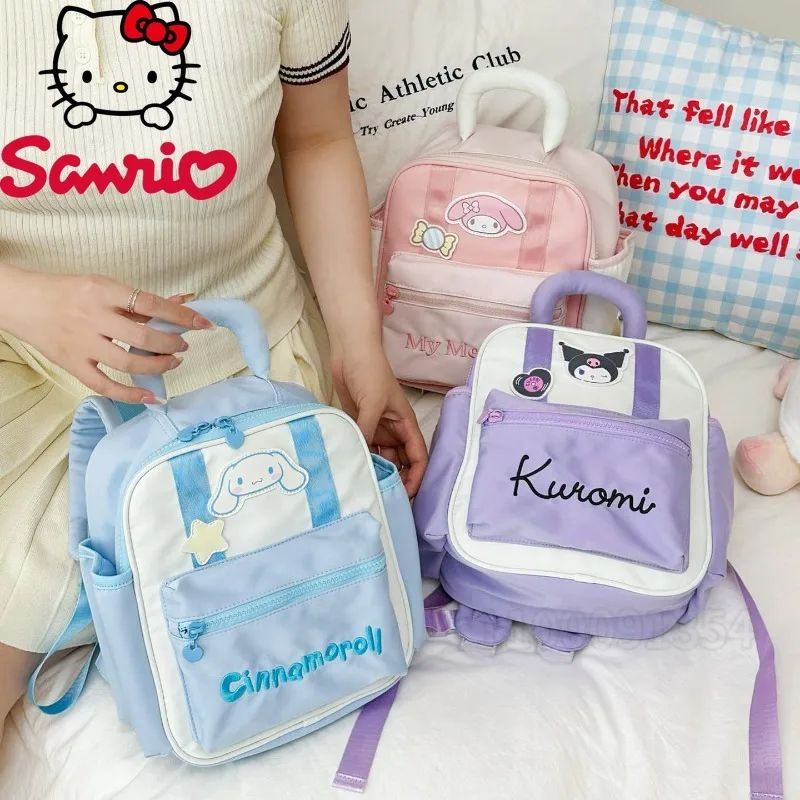 

Sanrio New Fashion Kindergarten Schoolbag Luxury Brand Original Cartoon Cute Girls Schoolbag Children Backpack High Quality