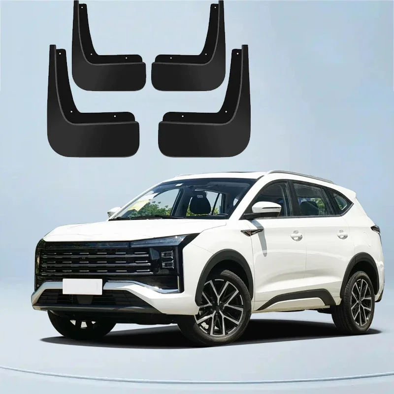 4pcs Car Fender Mud Flaps Protect Auto Splash Guard Anti-dirt Wear-resistant Accessory For JAC 8 JS8 PRO MOSKVICH 8 2026 2027