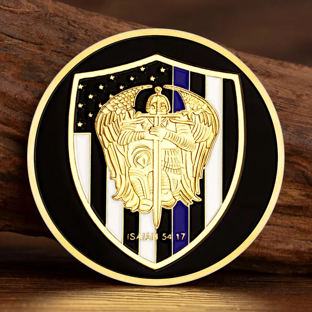 U.S. Soldiers Military Equipment Medal Golden Plated Knight Collector Coin Challenge Coins