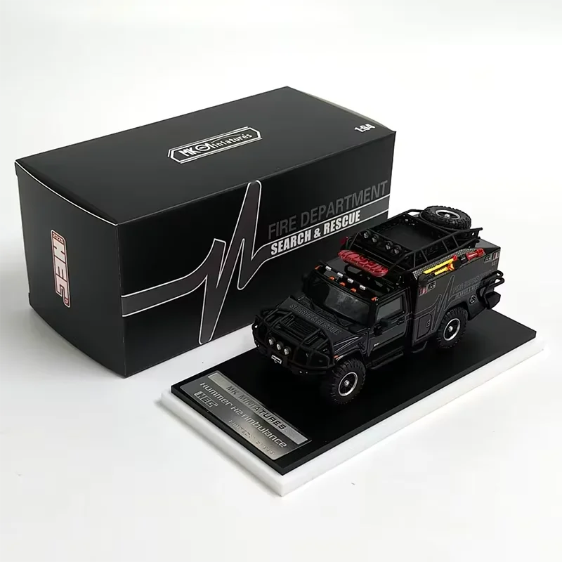 

MK 1:64 Scale H2 Alloy Simulation Car Model Static Collection Decorated Holiday Gifts Toys Souvenir Gift