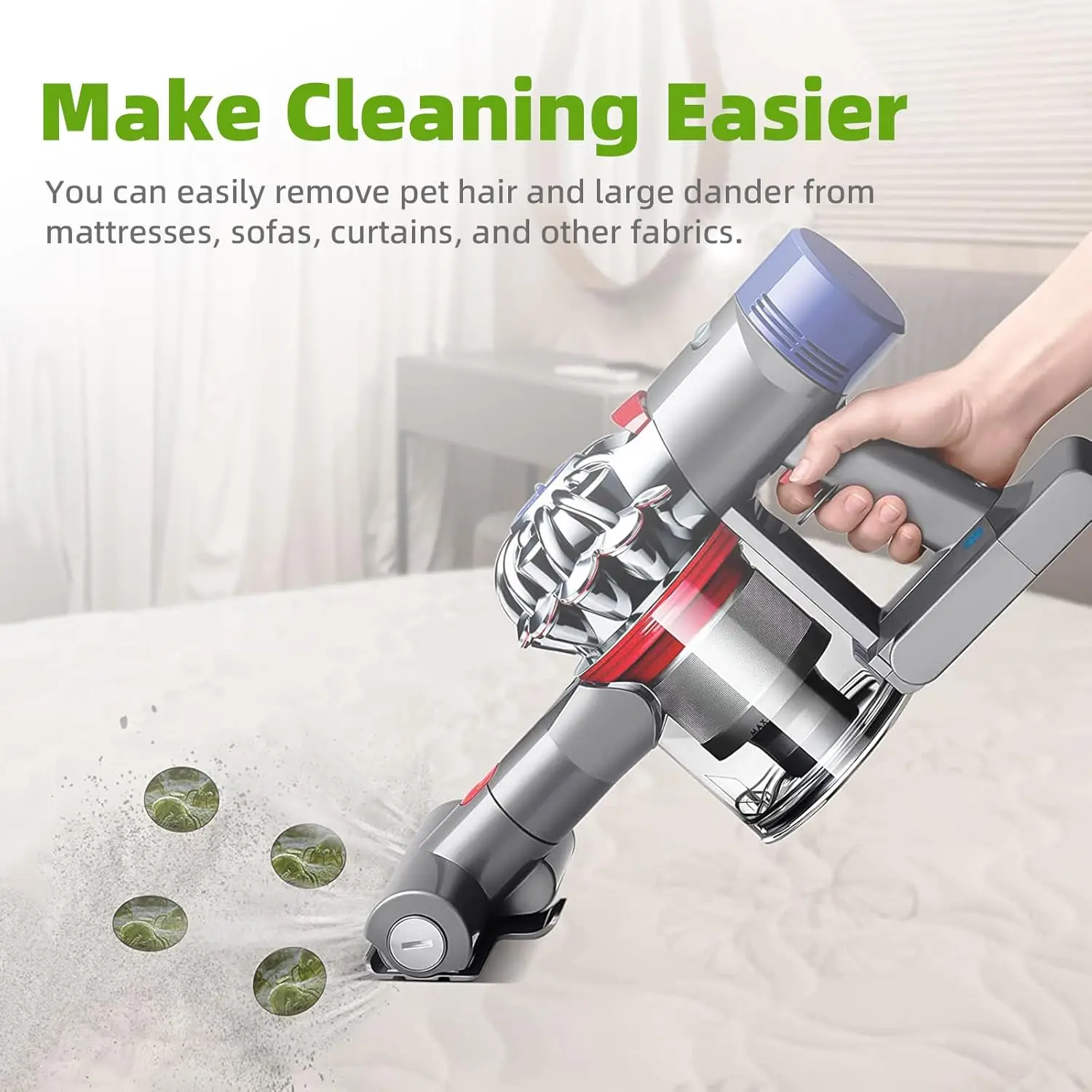 Mini ferramenta de cabeça de escova para dyson v7 v8 v10 v11 v15 aspiradores sem fio vácuo couth colchão estofamento ferramenta cabeça substituição