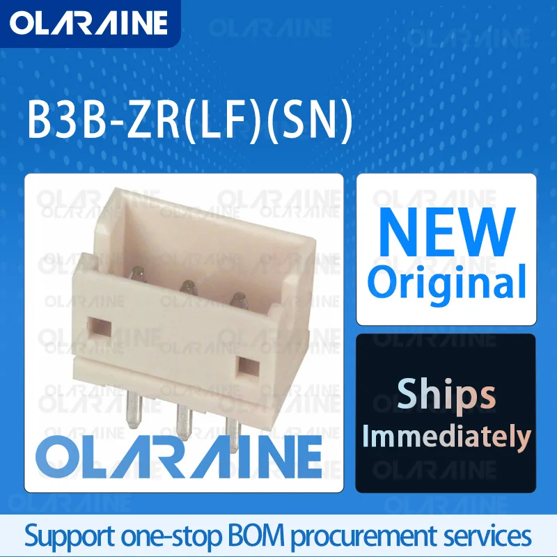 

50/200/500Pcs B3B-ZR(LF)(SN) 100% brand new and original IC chip Connector headers and wire housings 3 Position