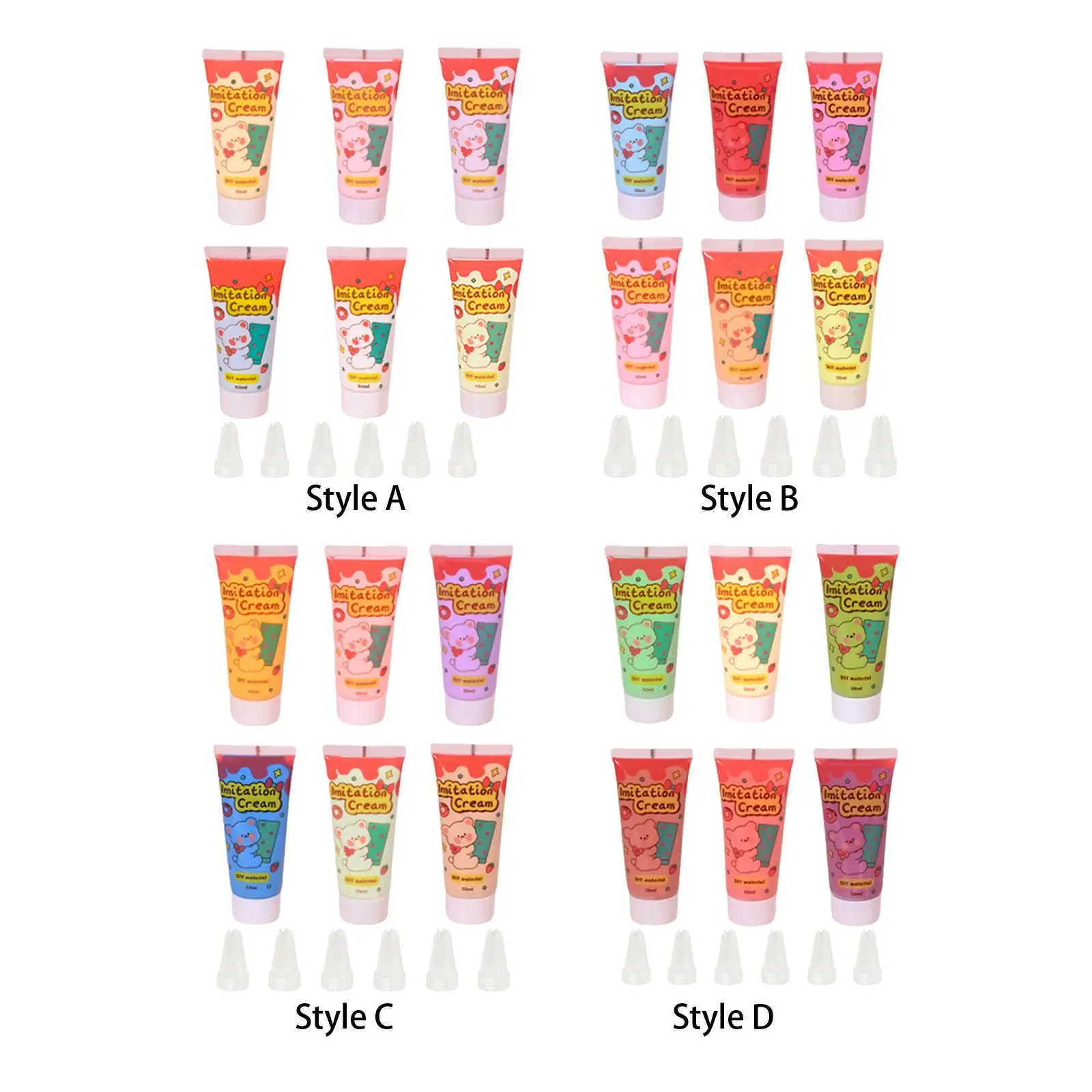 6X Cream Clay Glues… - image