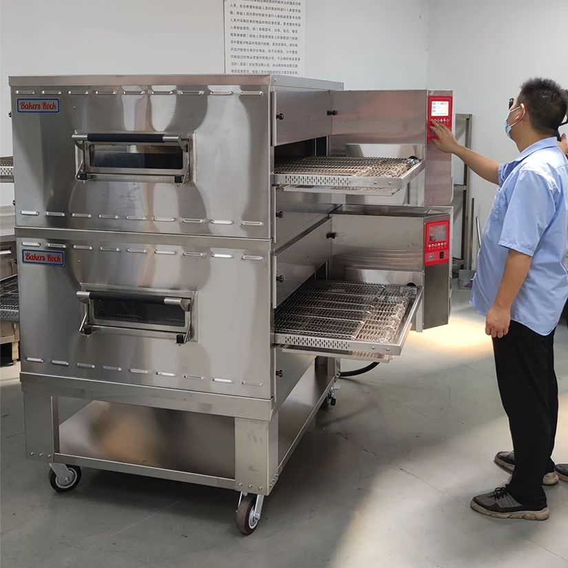 Industrial Commercial Electric Conveyor Belt Pizza Oven Used for Baking 12 15 18 32 Inch Pizza