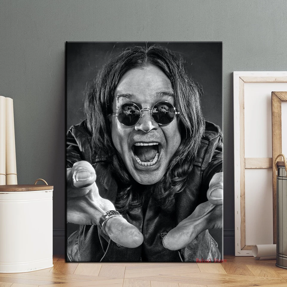 

Ozzy Osbourne Poster Singer Wall Art Coffee House Bar Room Wall Decor Home Decoration Painting Gift