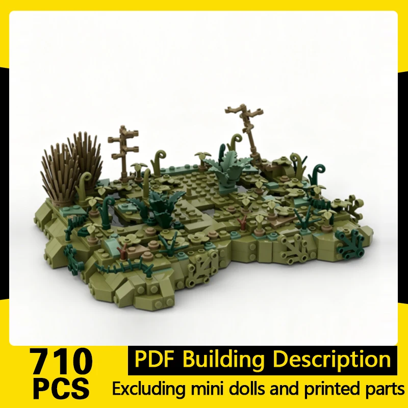 

Ring Movie Model MOC Building Bricks Forest Swamp Diorama Modular Technology Gifts Holiday Assemble Children Toys Suit