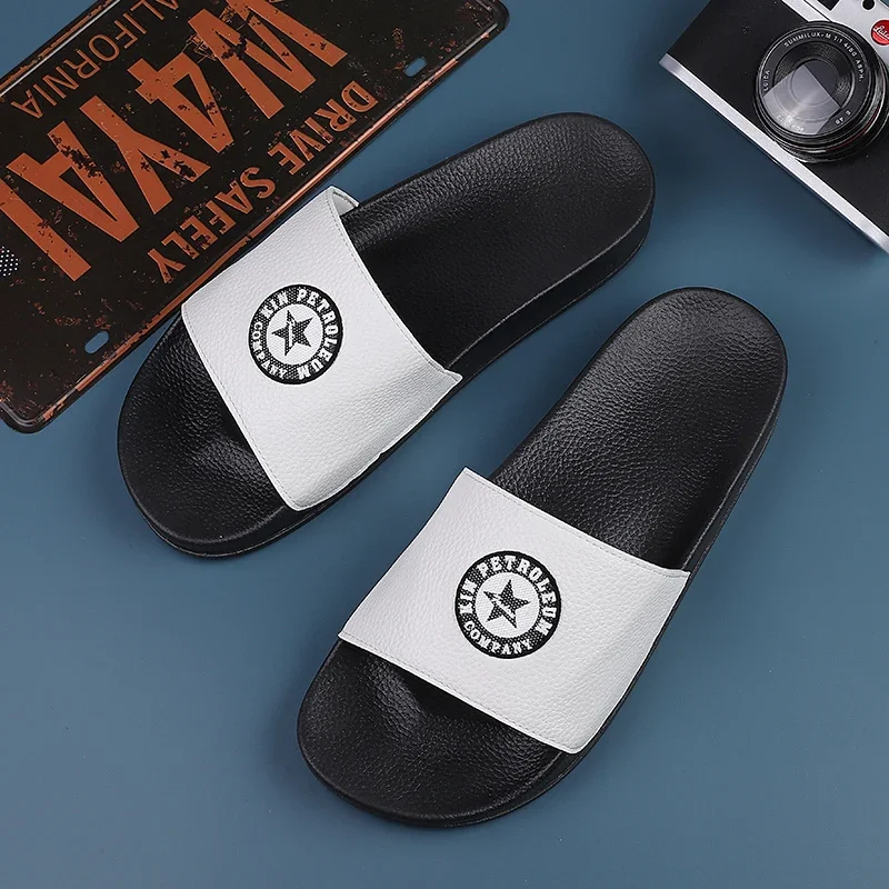 Neue Herren und Damen Outdoor-Erholung weiche Sohle Hausschuhe atmungsaktive Mode Flip-Flops Bad rutsch fest bequem