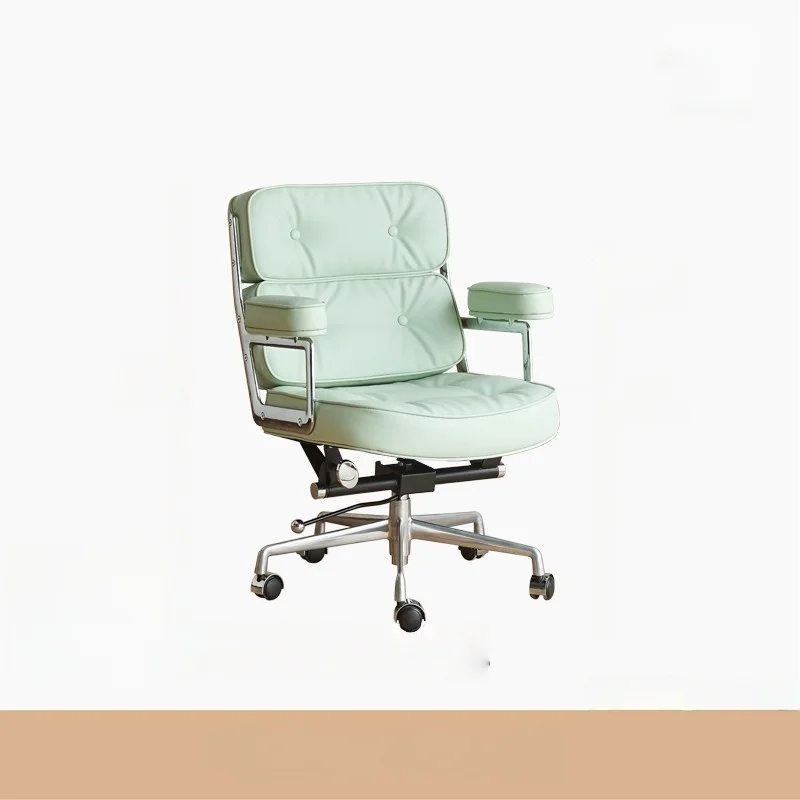 

Premium Ergonomic High Back Managerial Office Chair Swivel Rolling Adjustable Armrests Chaise De Bureaux Luxury Furniture