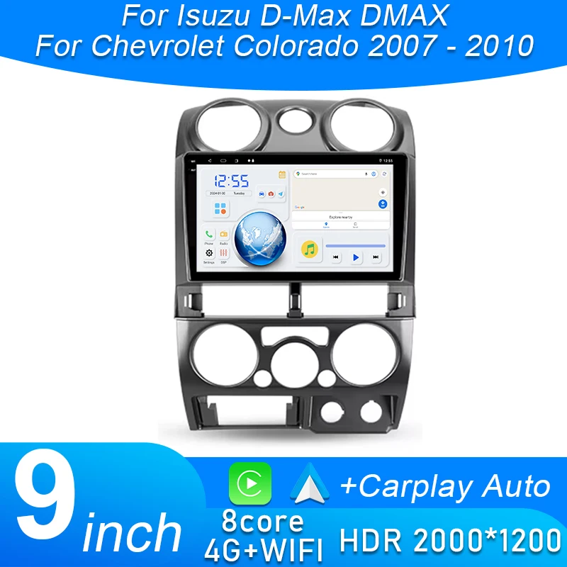 

Car Radio Android 15 For Isuzu D-Max DMAX For Chevrolet Colorado 2007 - 2010 2011 Head Unit DVD Stereo Viedo Player BT