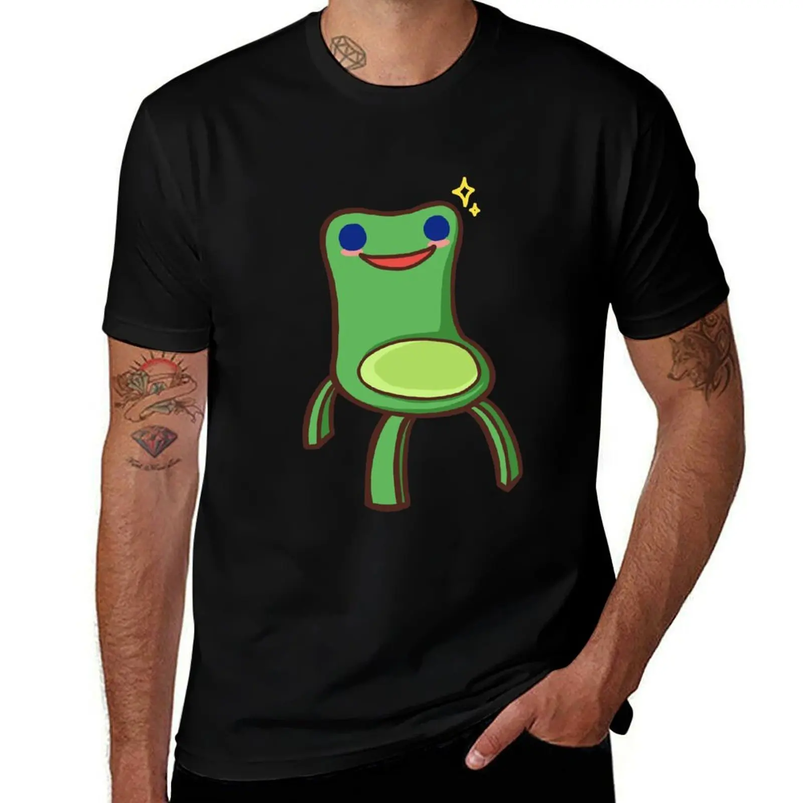 Froggy Chair T-Shirt Running Performance Short Sleeve Tee T-Shirt