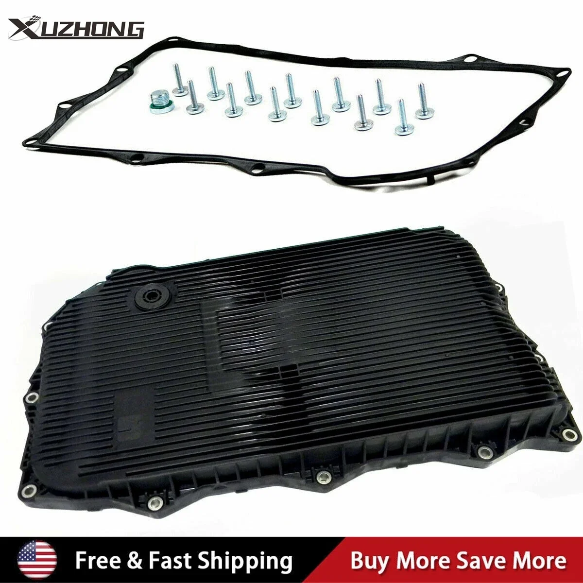 

Car Automatic Transmission Oil Pan + Filter + Gasket + Bolt Kit For 8 Speed BMW