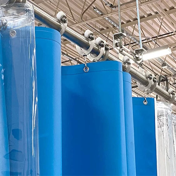 Industrial Side Curtain Tarp Anti Dust Waterproof PVC Coated Tarpaulin Customized Product No Fixed Sizes Custom Size Customized