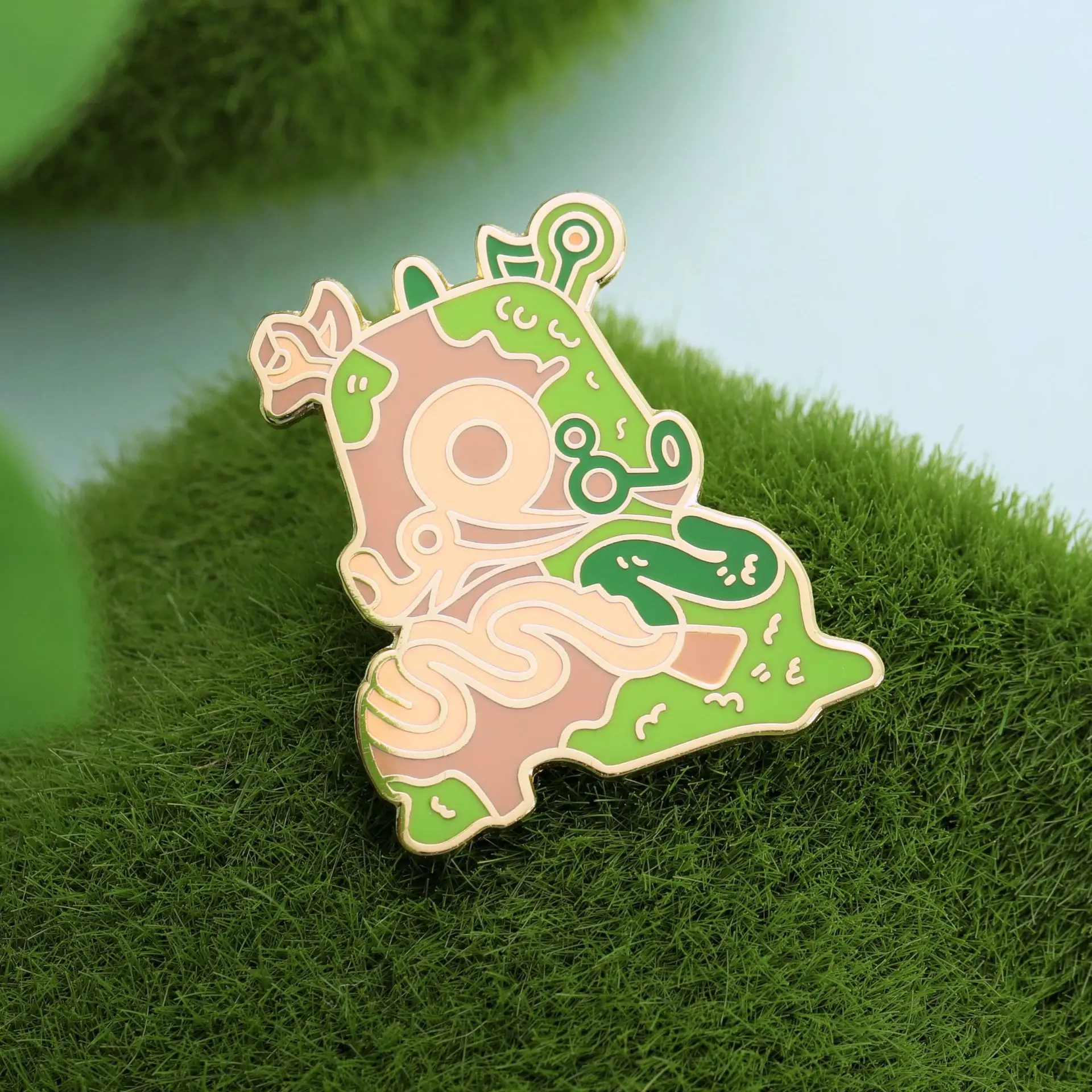 Cute Game Series Love Enamel Pins Brooch Lapel Pin Cosplay Accessories Toys Gift Badge for Women Backpack Link view 6