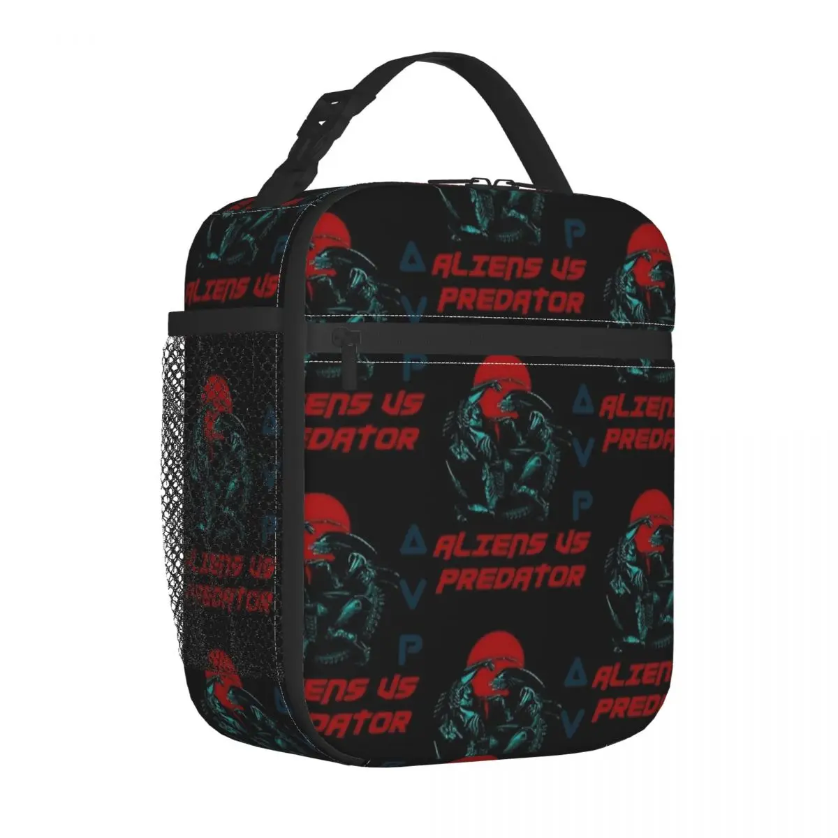 Alien Vs. Predator Insulated Lunch Bag Thermal Bag Meal Container Horror Movie Portable Tote Lunch Box Food Bag Beach Outdoor