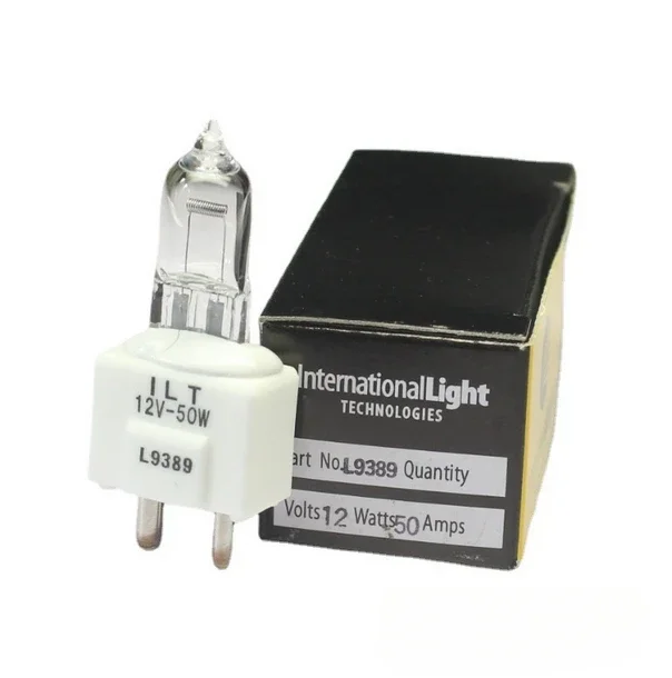 2pcs/Lot ILT 12V50W L9389 Halogen Lamp,BS-200 BS-300 BS-400, BS200 BS300 BS400 Chemistry Analyzer   GY9.5 Bulb