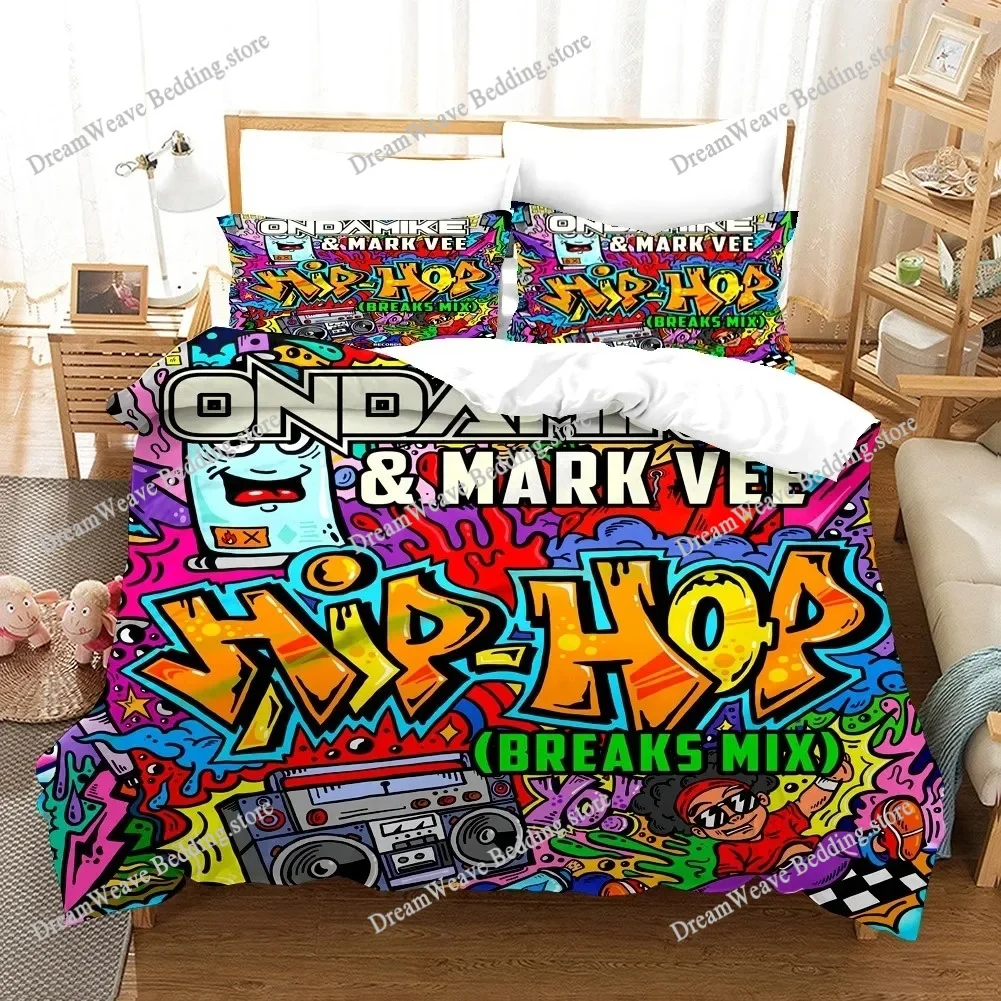 

3D Printed Hip-hop Style Bedding Set Pillowcase Duvet Cover Double Twin Full Queen King Adult Boys Bedclothes Quilt Cover