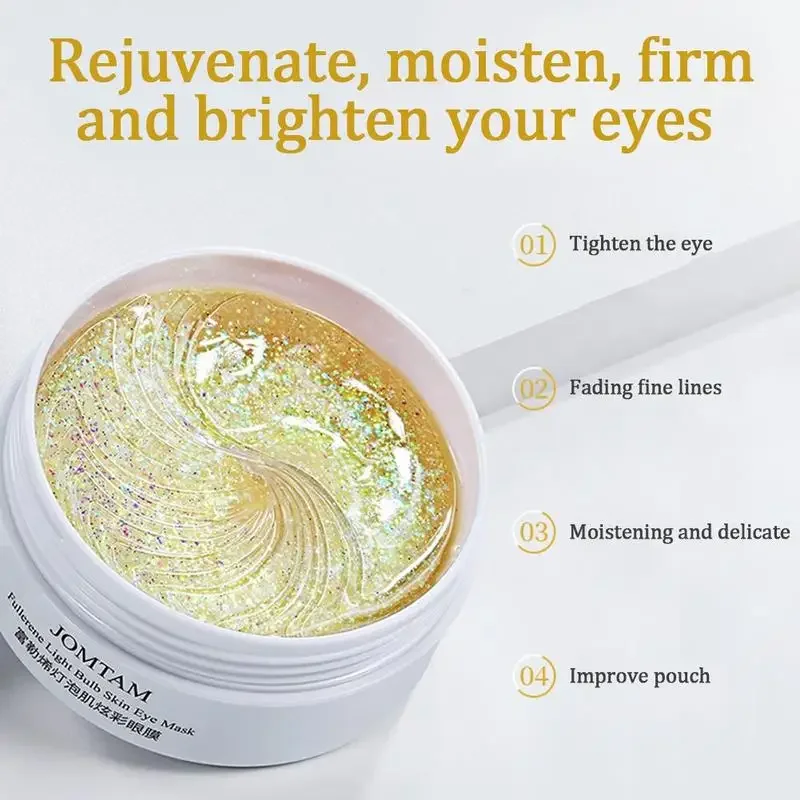

60pcs Crystal Collagen Eye Mask Anti Dark Circle Eye Bags Removal Hydrating Firming Eyes Gel Masks Beauty Moisturizing Eye Patch
