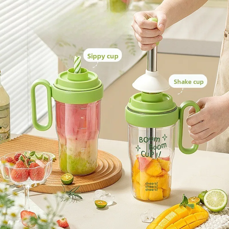 Shaker Cup Set, Handheld Lemon Tea Making Tools, Cocktail Shaker Kit, Manual Mixing Pot Special for Milk Tea Shop & Home Bar Use