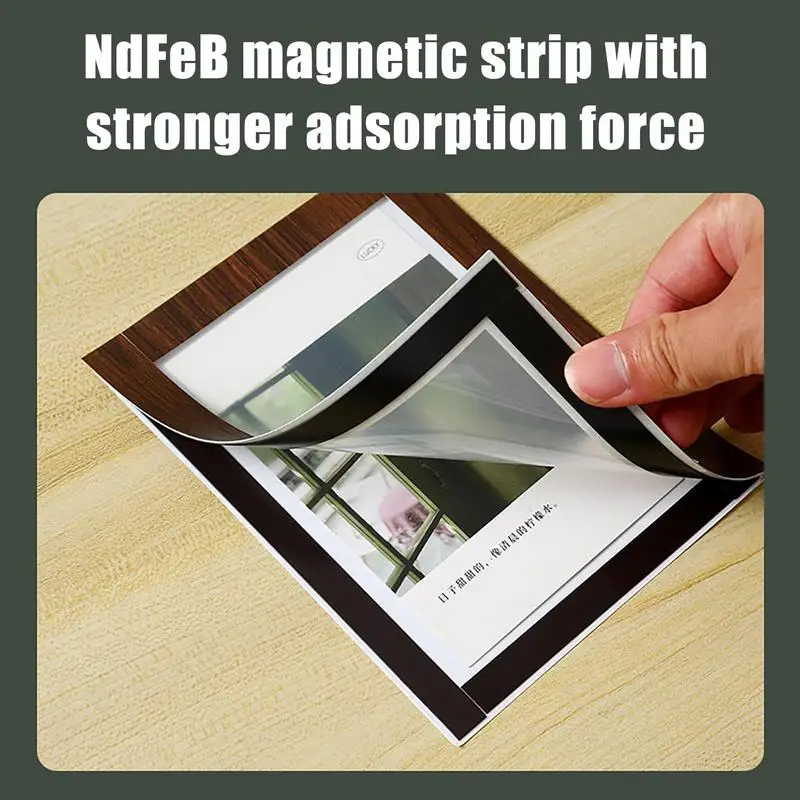 Magnetic Picture Frames Self-Adhesive Wall Photo Art Poster Holder For Poster Photo Drawing Paintings Pictures Display Decor